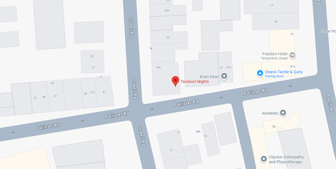 Tandoori Nights Map